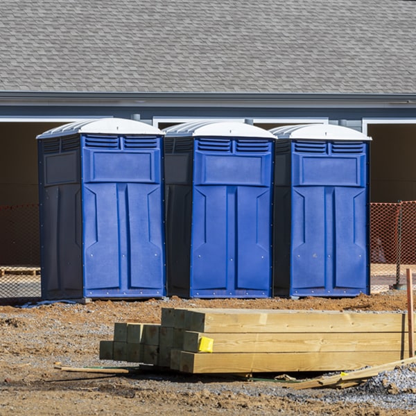 how can i report damages or issues with the portable restrooms during my rental period in Spencerport New York
